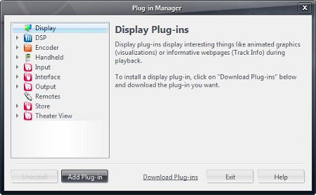 JRiver Plugin Manager Image